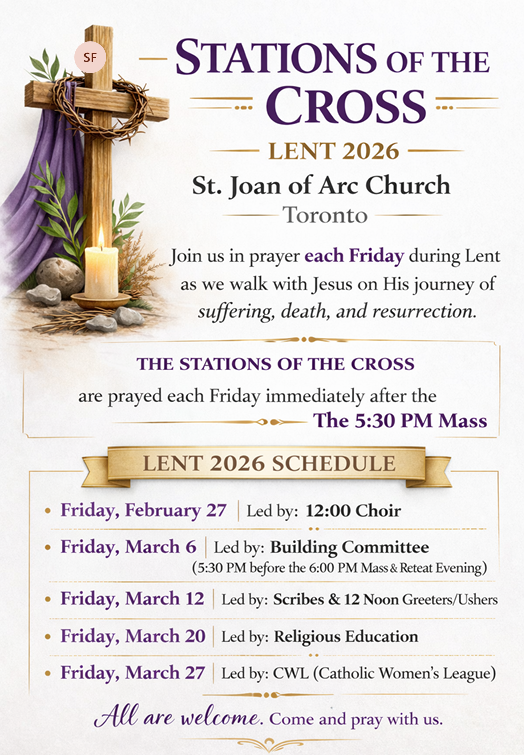 Stations of cross 2026